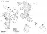 Bosch 3 601 JG8 000 Gsr 120-Li Cordless Drill Driver 12 V / Eu Spare Parts